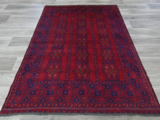 Afghan Hand Knotted Khal Mohammadi Rug Size: 198 x 152cm-Afghan Rugs-Rugs Direct