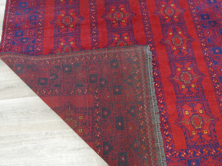 Afghan Hand Knotted Khal Mohammadi Rug Size: 198 x 152cm-Afghan Rugs-Rugs Direct