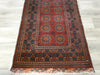 Afghan Hand Knotted Khal Mohammadi Runner Size: 379 x 92cm-Afghan Runner-Rugs Direct