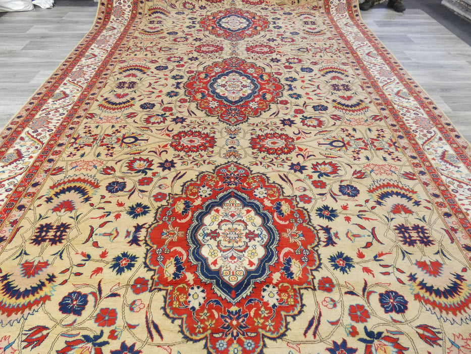 Afghan Hand Knotted Khal Mohammadi Oversized Rug Size: 483 x 293cm-Oversized rug-Rugs Direct