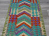 Afghan Hand Made Choubi Kilim Runner Size: 402 x 81cm-Kilim-Rugs Direct