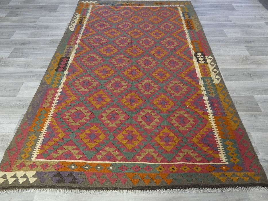 Hand Made Afghan Uzbek Kilim Rug Size: 297 x 200cm-Kilim Rug-Rugs Direct