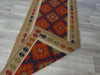 Hand Made Afghan Uzbek Kilim Runner Size: 385 x 91cm-Kilim Rug-Rugs Direct