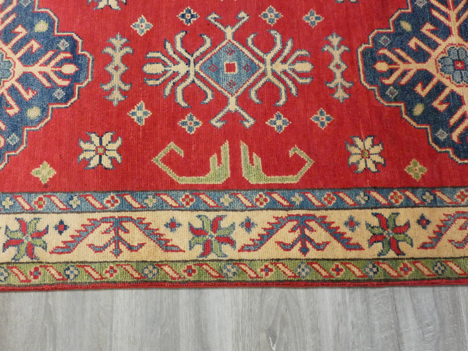 Afghan Hand Knotted Kazak Runner Size: 297 x 82cm-Kazak Rug-Rugs Direct