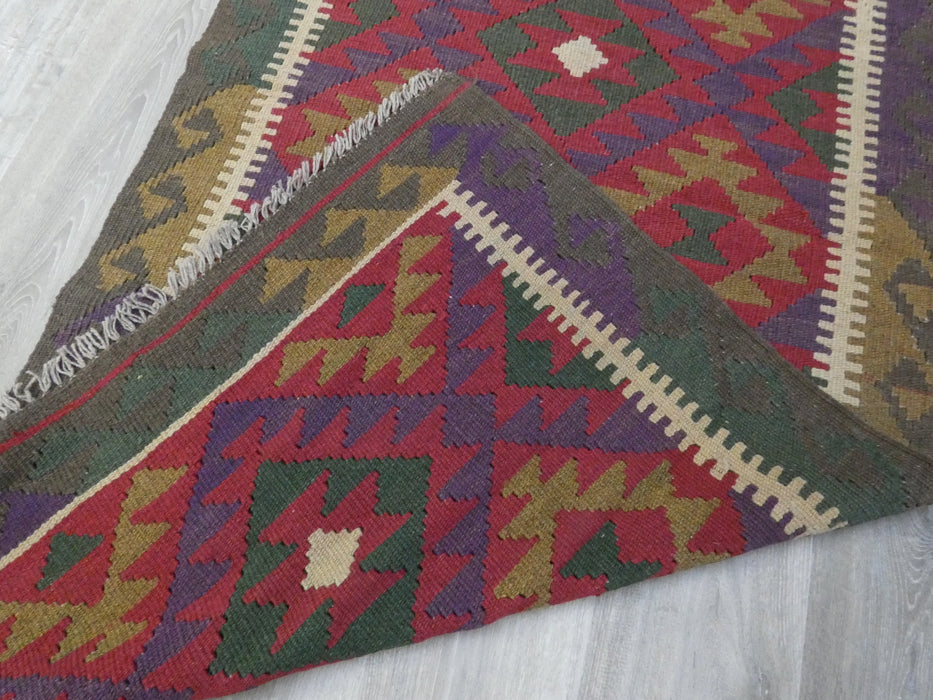 Hand Made Afghan Uzbek Kilim Rug Size: 197 x 97cm-Kilim Rug-Rugs Direct