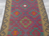 Hand Made Afghan Uzbek Kilim Rug Size: 140 x 98cm-Kilim Rug-Rugs Direct