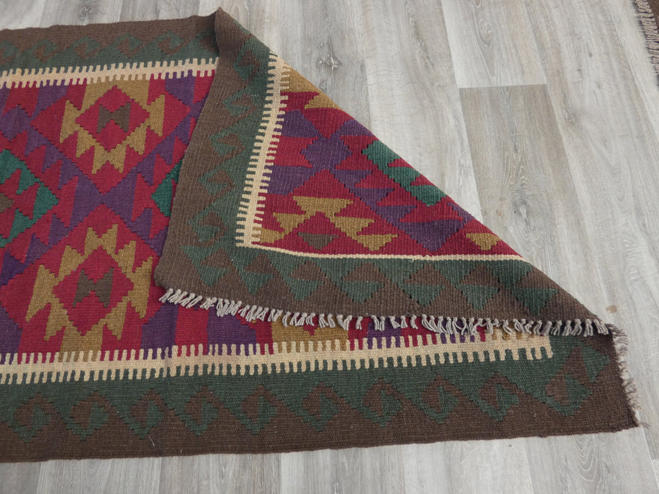 Hand Made Afghan Uzbek Kilim Rug Size: 152 x 97cm-Kilim Rug-Rugs Direct