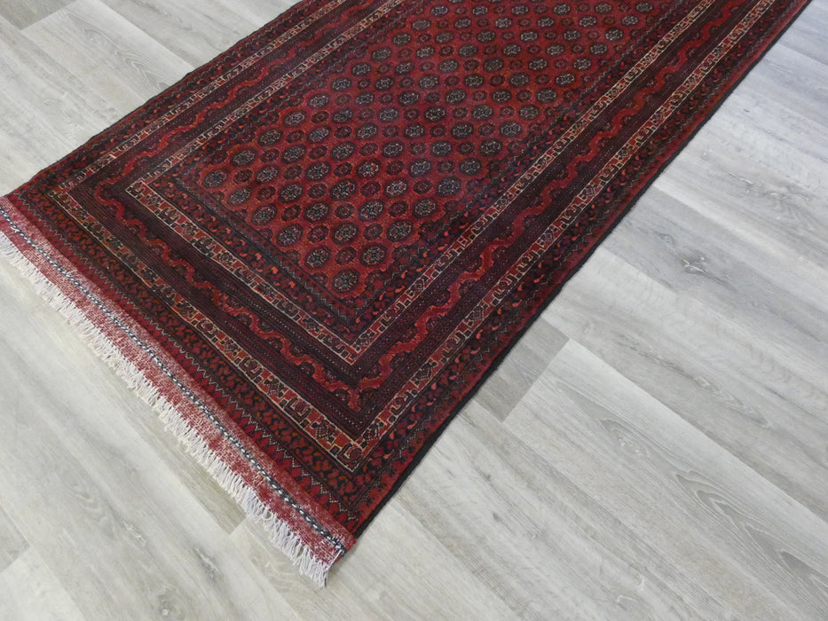 Afghan Hand Knotted Khoja Roshnai Rug Size: 194 x 97cm-Afghan Rugs-Rugs Direct