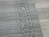 Modern Plain Grey Border High Quality Handmade Wool & Bamboo Silk Rug-Wool Rug-Rugs Direct