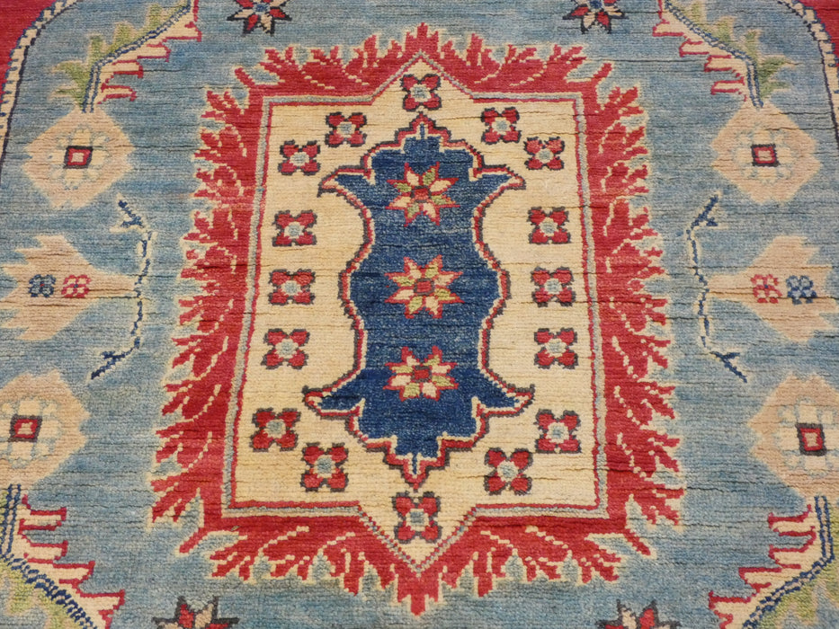 Afghan Hand Knotted Kazak Oversized Hallway Runner Size: 566 x 149cm-Oversize rug-Rugs Direct