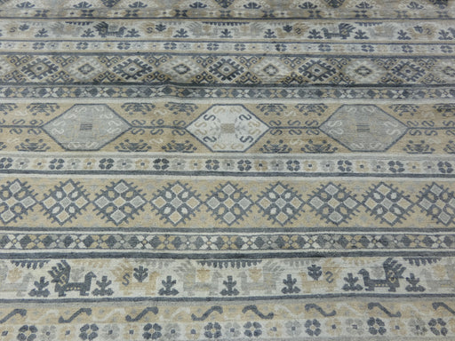 Bamboo Silk Hand Knotted Aztec Design Rug Size: 205 x 288cm-Vintage Rug-Rugs Direct