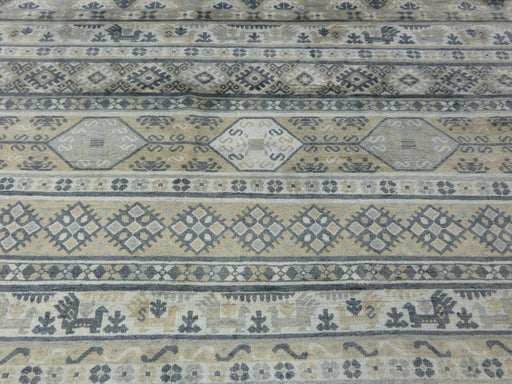 Bamboo Silk Hand Knotted Aztec Design Rug Size: 205 x 288cm-Vintage Rug-Rugs Direct