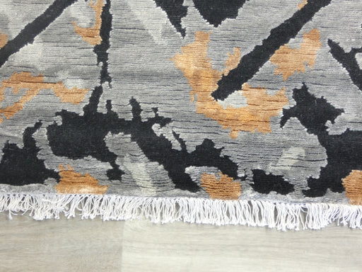 Bamboo Silk & NZ Wool Hand Knotted Modern Design Rug Size: 198 x 291cm-Modern Rug-Rugs Direct