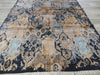 Bamboo Silk & NZ Wool Hand Knotted Erased Design Rug Size: 205 x 298cm-Modern Rug-Rugs Direct