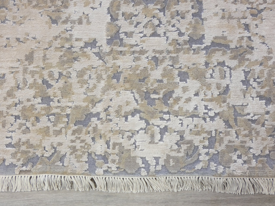 Spectacular Bamboo Silk & NZ Wool Hand Knotted Erased Design Rug Size: 246 x 305m-Bamboo Silk-Rugs Direct