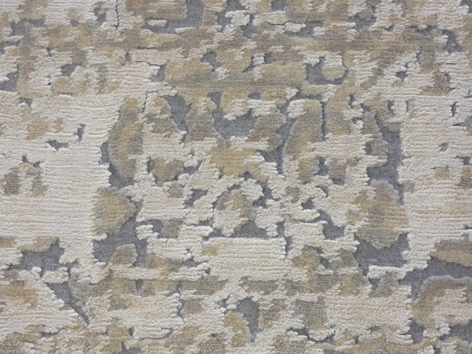 Spectacular Bamboo Silk & NZ Wool Hand Knotted Erased Design Rug Size: 246 x 305m-Bamboo Silk-Rugs Direct