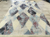 Bamboo Silk & NZ Wool Hand Knotted Contemporary Erased Design Rug Size: 202 x 298cm-Modern Rug-Rugs Direct