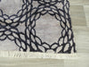 Stunning Luxurious Bamboo Silk Hand Knotted Spiral Modern Design Rug Size: 248 x 295cm-Modern Rug-Rugs Direct