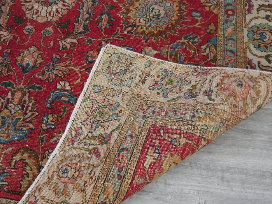 Overdyed Handmade Vintage Persian Rug Size: 277 x 171cm-Overdyed Rug-Rugs Direct