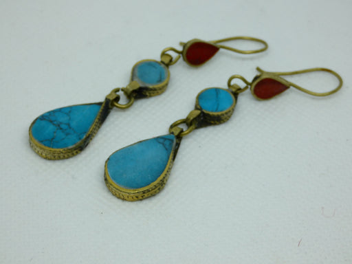 Afghan Earring, Handmade and Traditional - Rugs Direct