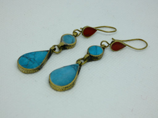 Afghan Earring, Handmade and Traditional - Rugs Direct