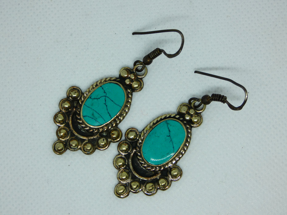 Afghan Earring, Handmade and Traditional - Rugs Direct