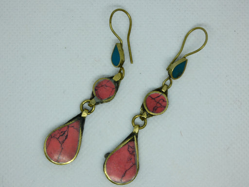 Afghan Earring, Handmade and Traditional - Rugs Direct