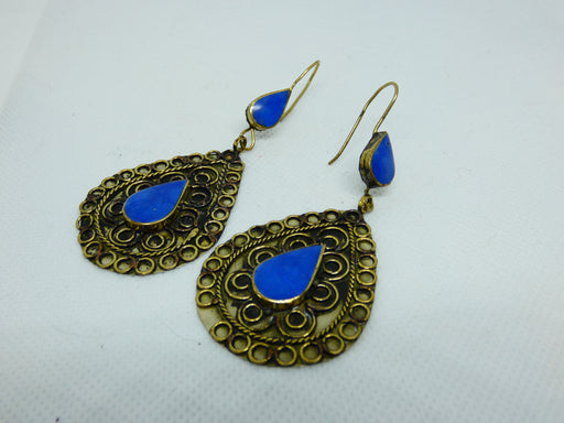 Afghan Earring, Handmade and Traditional - Rugs Direct