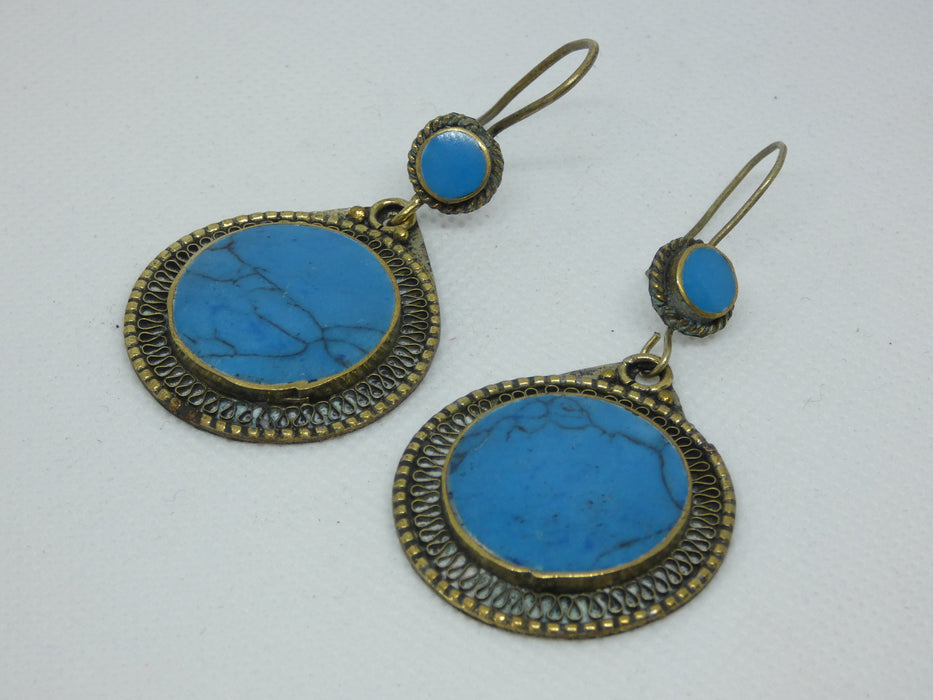 Afghan Earring, Handmade and Traditional - Rugs Direct