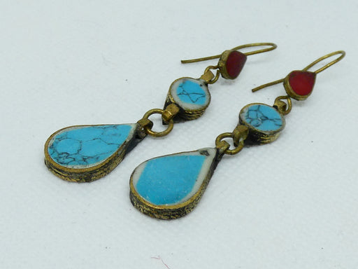 Afghan Earring, Handmade and Traditional - Rugs Direct