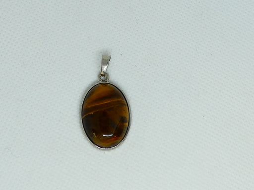 Top Quality Tiger Eye Gemstone Oval Cabochon Pendant - Rugs Direct