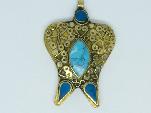 Afghan Necklace Pendant, Handmade and Traditional - Rugs Direct