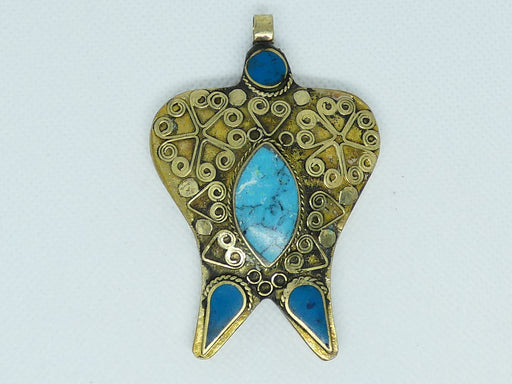 Afghan Necklace Pendant, Handmade and Traditional - Rugs Direct