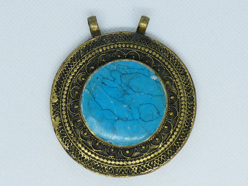 Afghan Necklace Pendant, Handmade and Traditional - Rugs Direct