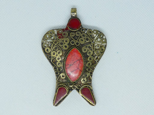 Afghan Necklace Pendant, Handmade and Traditional - Rugs Direct