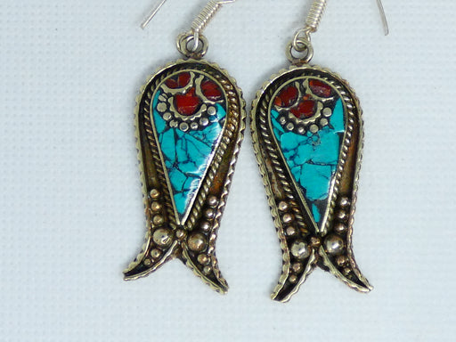 Nepalese Earring, Handmade and Traditional - Rugs Direct