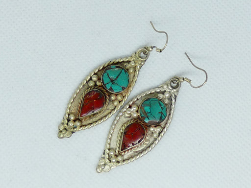 Nepalese Earring, Handmade and Traditional - Rugs Direct