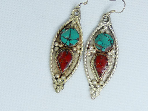 Nepalese Earring, Handmade and Traditional - Rugs Direct