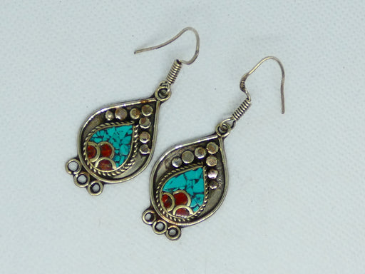 Nepalese Earring, Handmade and Traditional - Rugs Direct