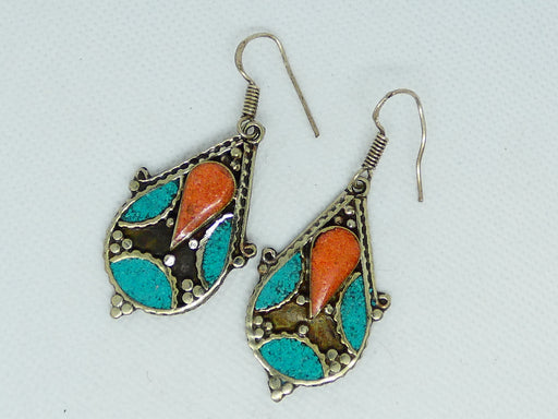Nepalese Earring, Handmade and Traditional - Rugs Direct
