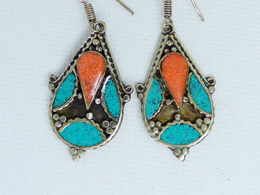 Nepalese Earring, Handmade and Traditional - Rugs Direct