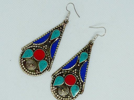Nepalese Earring, Handmade and Traditional - Rugs Direct