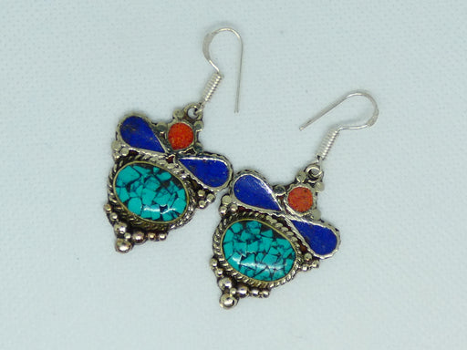Nepalese Earring, Handmade and Traditional - Rugs Direct