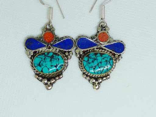 Nepalese Earring, Handmade and Traditional - Rugs Direct