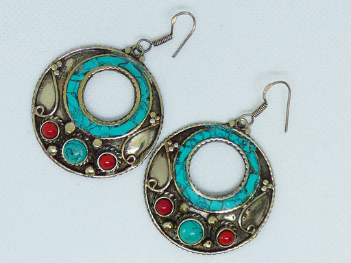 Nepalese Earring, Handmade and Traditional - Rugs Direct