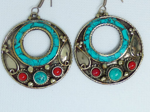 Nepalese Earring, Handmade and Traditional - Rugs Direct