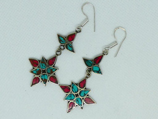 Nepalese Earring, Handmade and Traditional - Rugs Direct
