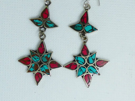 Nepalese Earring, Handmade and Traditional - Rugs Direct