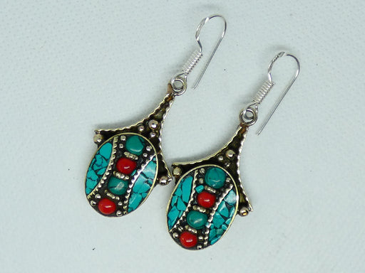 Nepalese Earring, Handmade and Traditional - Rugs Direct