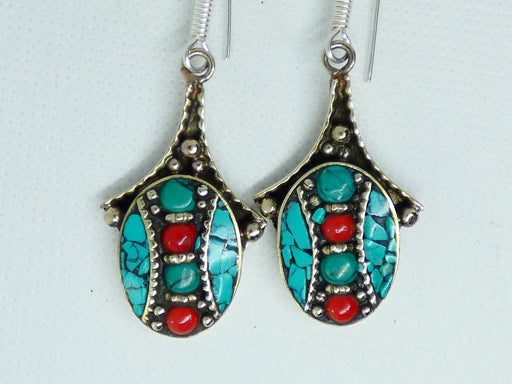 Nepalese Earring, Handmade and Traditional - Rugs Direct